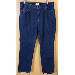 L.L. Bean Women's Flannel lined Classic Fit Jeans Size 14